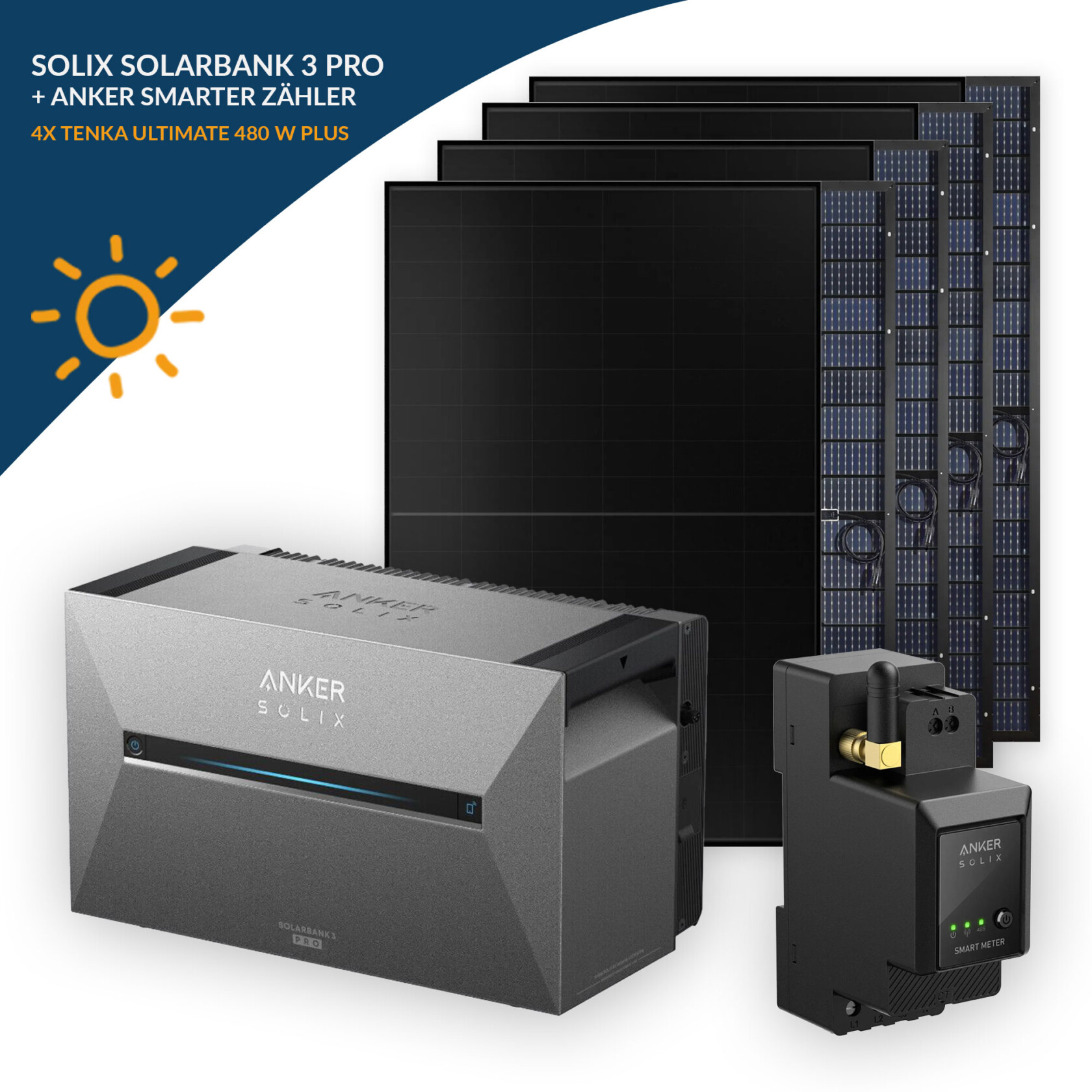Anker Solix Solarbank 3 E2700 Pro Tenka Ultimate 480w Anker Solix Solarbank 3 E2700 Pro Tenka Ultimate 480w