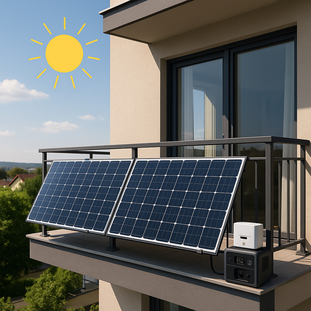 Balkonkraftwerk Als Inselanlage