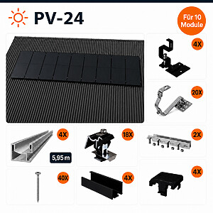 Montageset Für 10 Module