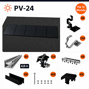 Montageset Für 12 Module