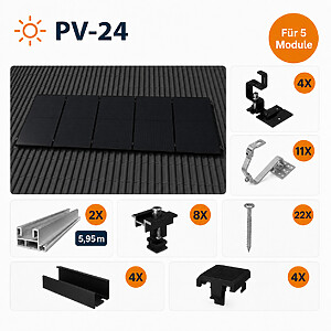 Montageset Für 5 Module
