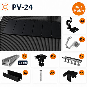 Montageset Für 6 Module