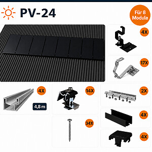 Montageset Für 8 Module