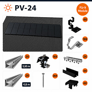 Montageset Für 9 Module