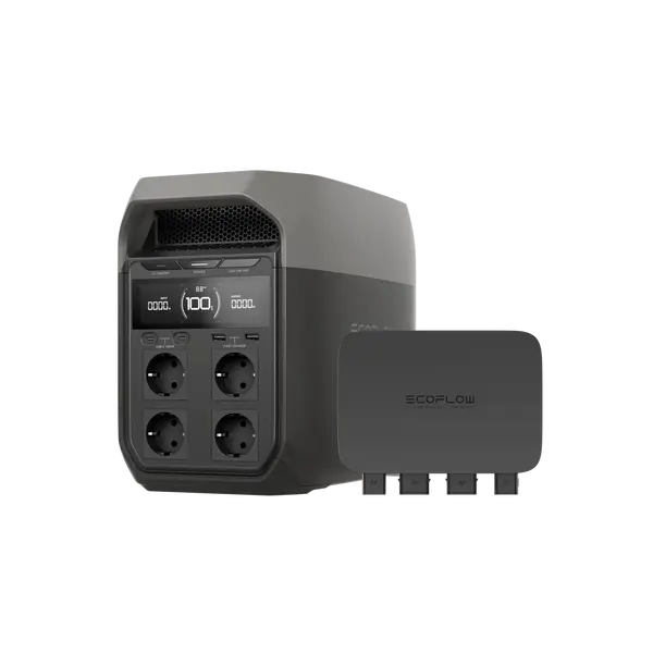 Ecoflow Delta 3 Plus Series Portable Power Station Tragbarer Akku Speicher Solar Pv Photovoltaik