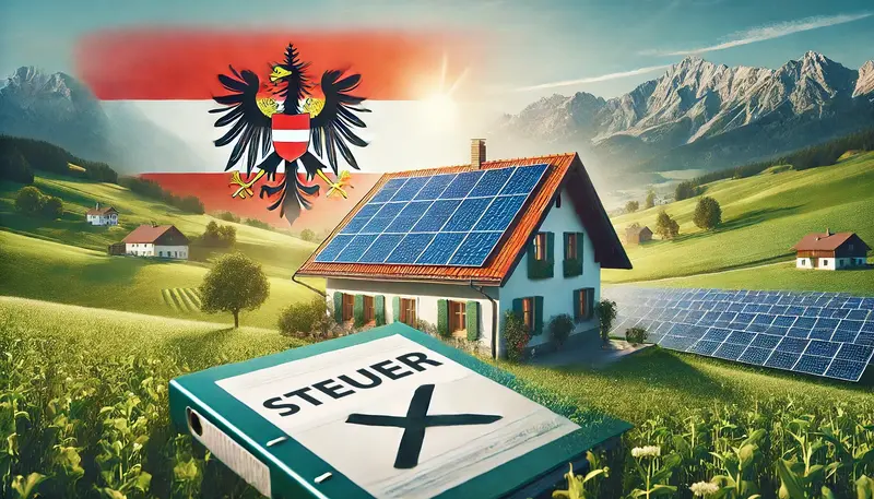 Osterreich Steuer 0 Steuerbefreiung 2025 Steuer Tax Solar Pv Photovoltaik Gesetz Aenderung Regierung Solaranlagen Energie Strom